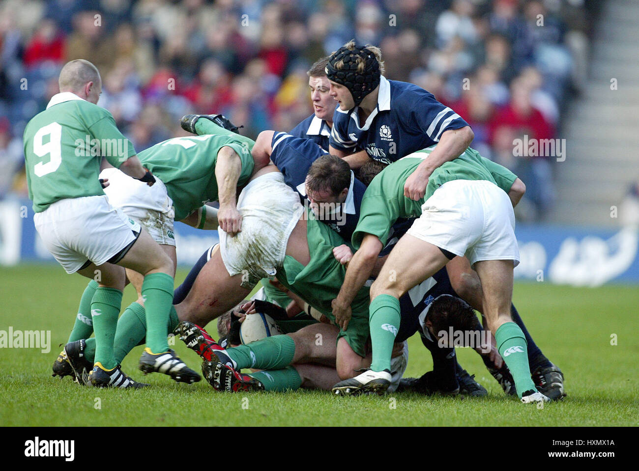 Rugby Rough Edinburgh rugby players hi-res stock photography and images - Alamy