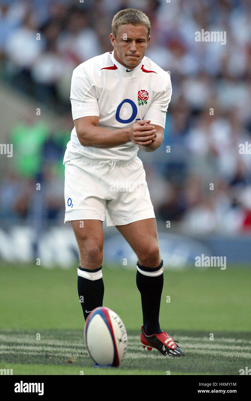Jonny Wilkinson England Newcastle Falcons Twickenham London England 06 September 2003 Stock Photo Alamy