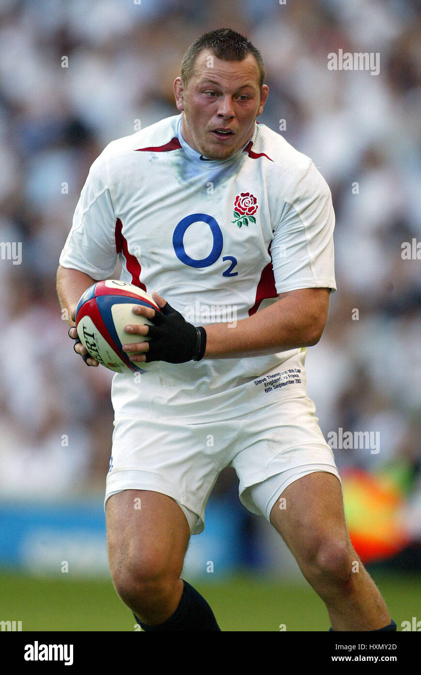 Steve Thompson England Northampton Saints R Twickenham London Stock Photo Alamy