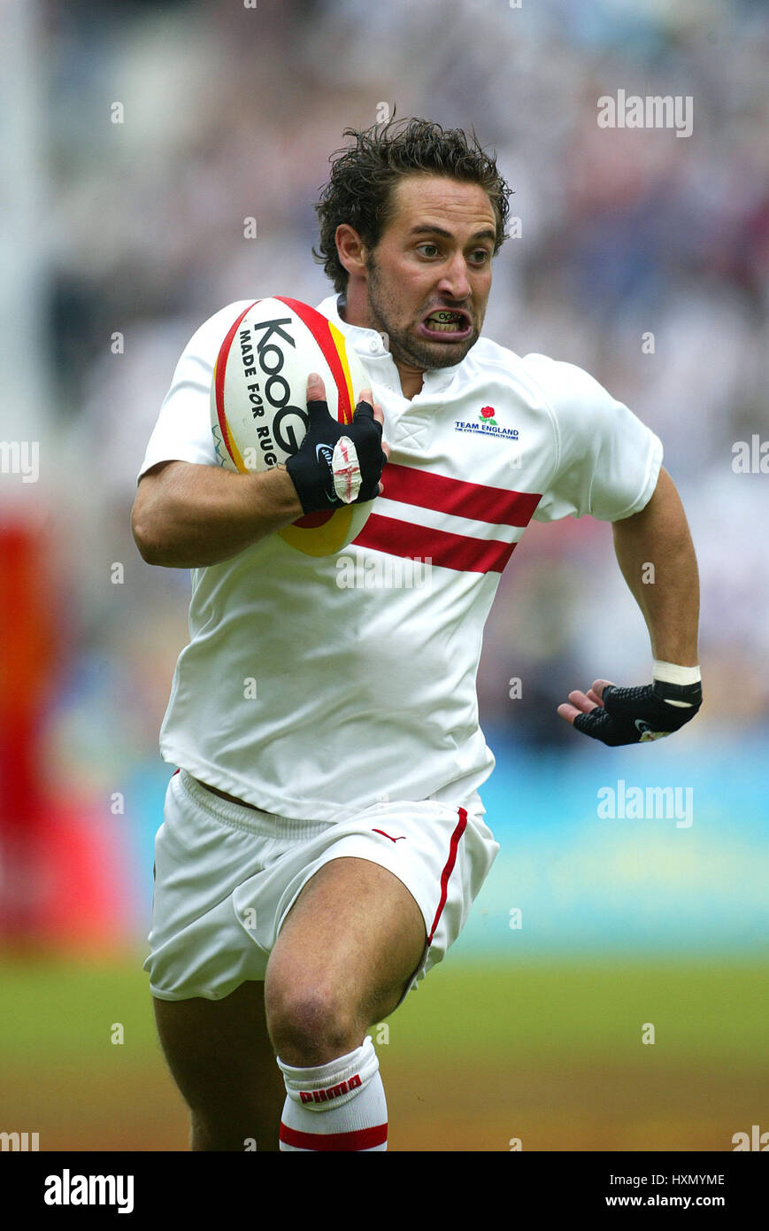 BEN GOLLINGS ENGLAND RU MANCHESTER ENGLAND 07 August 2002 Stock Photo