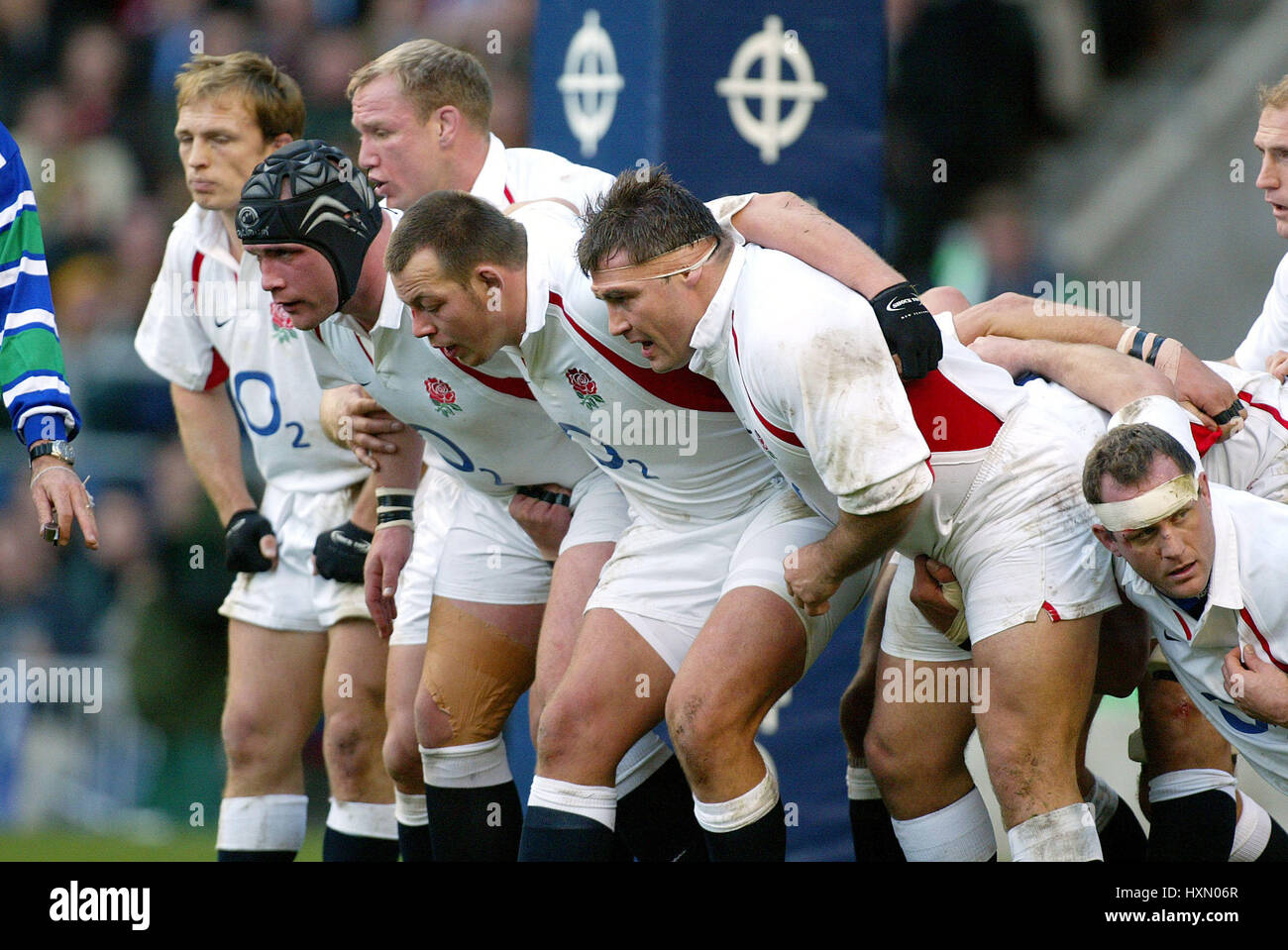 LEONARD THOMPSON & VICKERY ENGLAND V SOUTH AFRICA 23 November 2002 Stock Photo