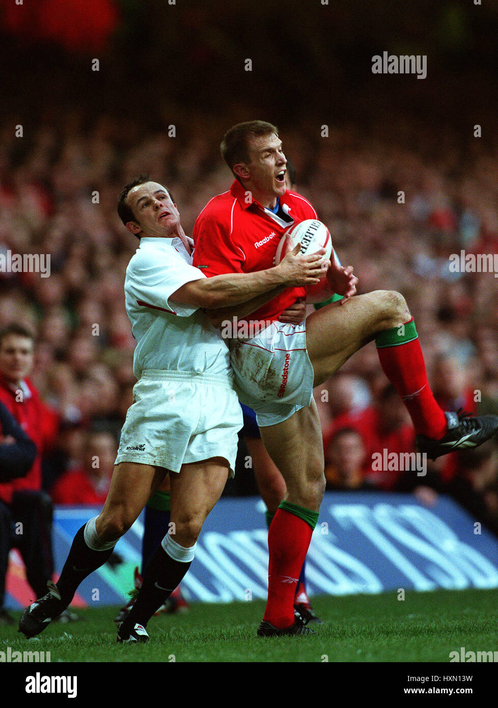 Daffed James Rugby AUSTIN HEALEY & DAFYDD JAMES WALES V ENGLAND CARDIFF MILLENNIUM STADIUM ...