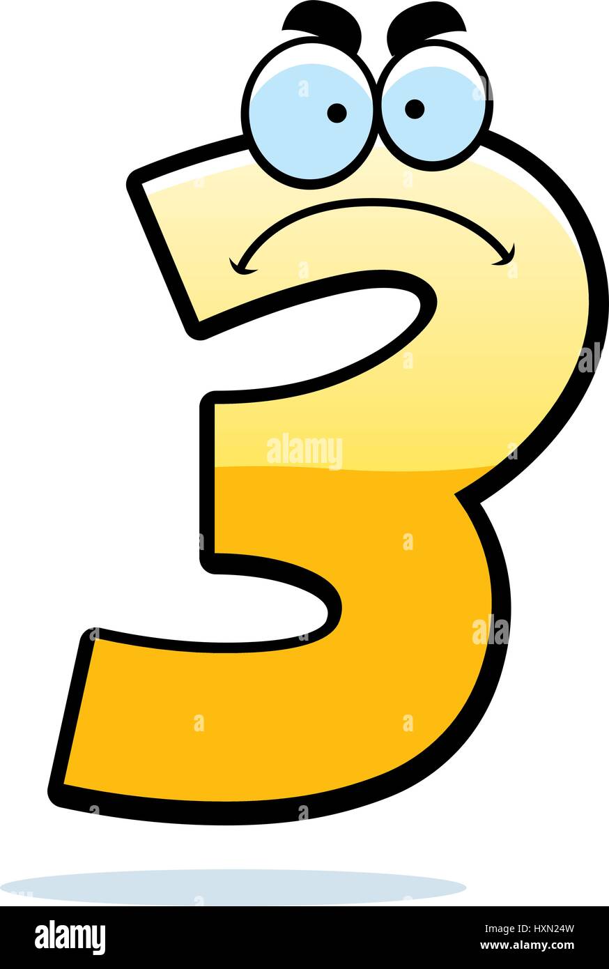 A cartoon illustration of an angry looking number three Stock Vector Image & Art - Alamy A cartoon illustration of an angry looking number three Stock Vector Image & Art - Alamy