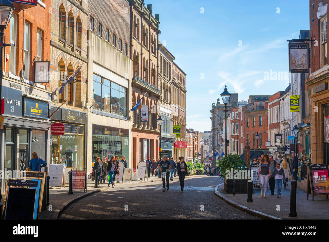 Derby city centre hires stock photography and images Alamy