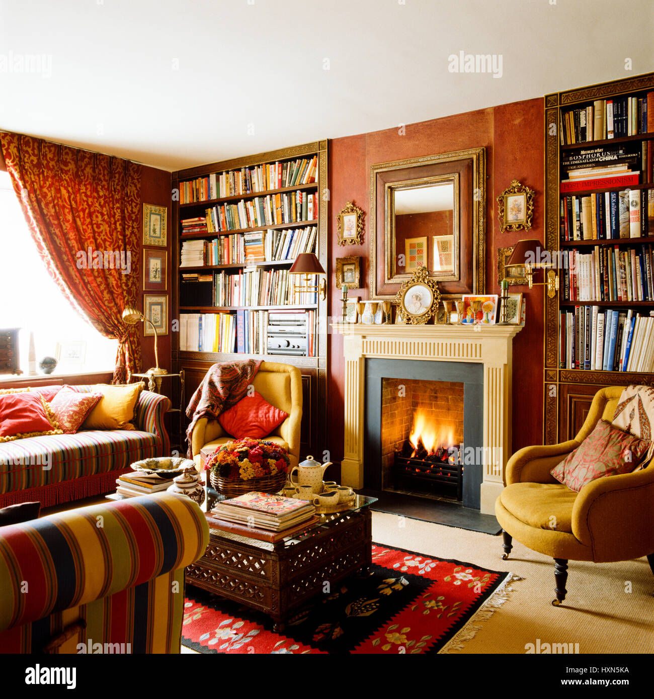 Victorian fireplace home interior hi-res stock photography and images ...