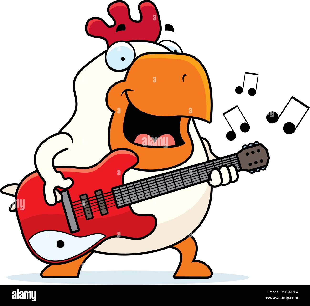 Chicken playing a guitar hi-res stock photography and images - Alamy