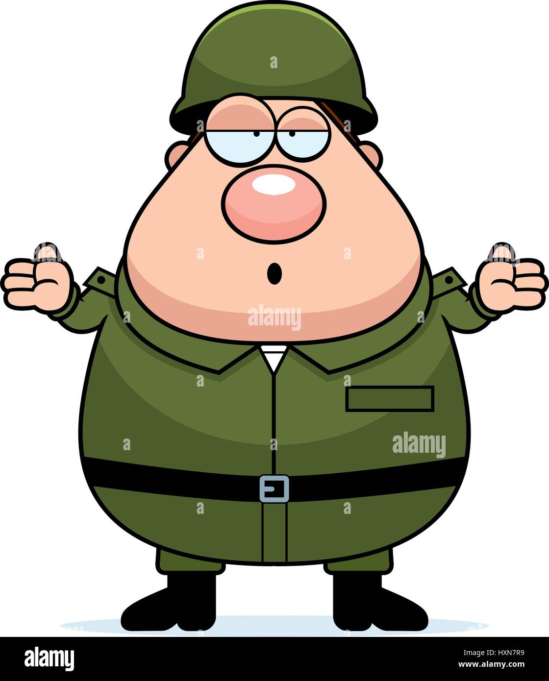 soldier cartoon character