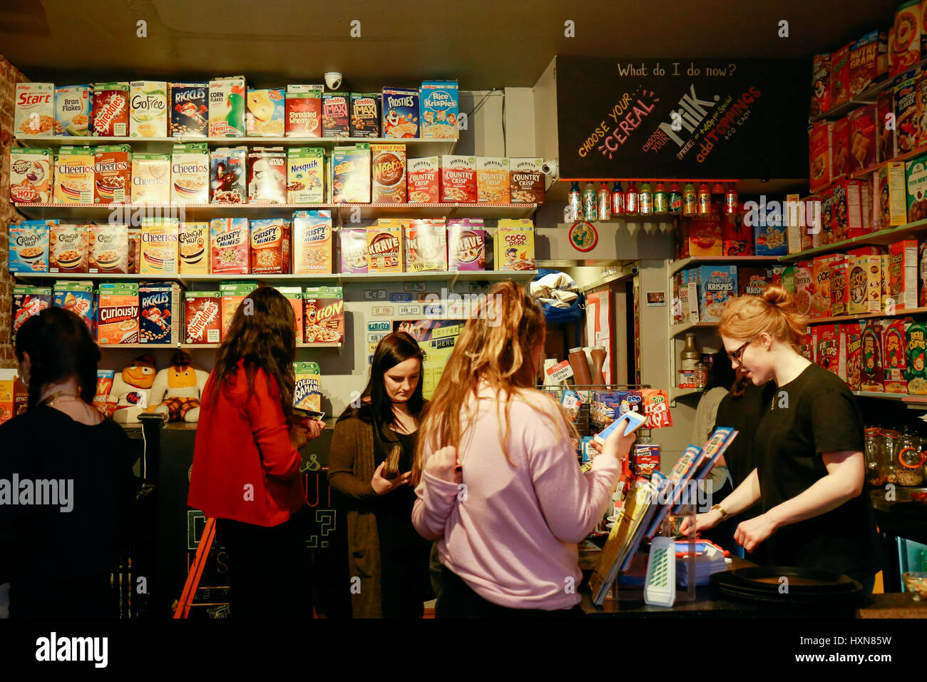 Cereal Killer Cafe Brick Lane High Resolution Stock Photography and