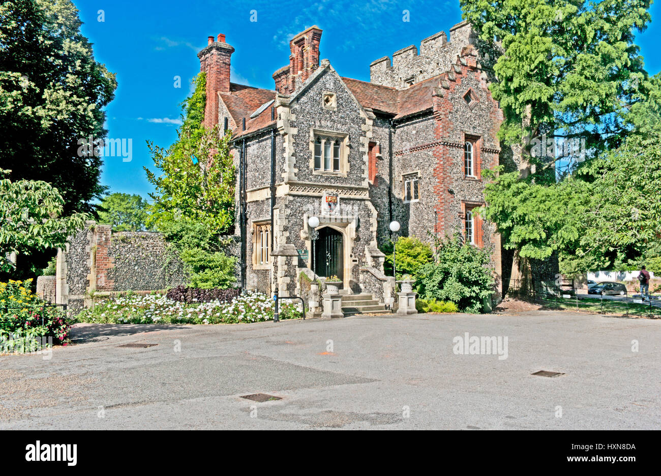 Canterbury, Tower House Lord Mayor's Office, Kent, Stock Photo