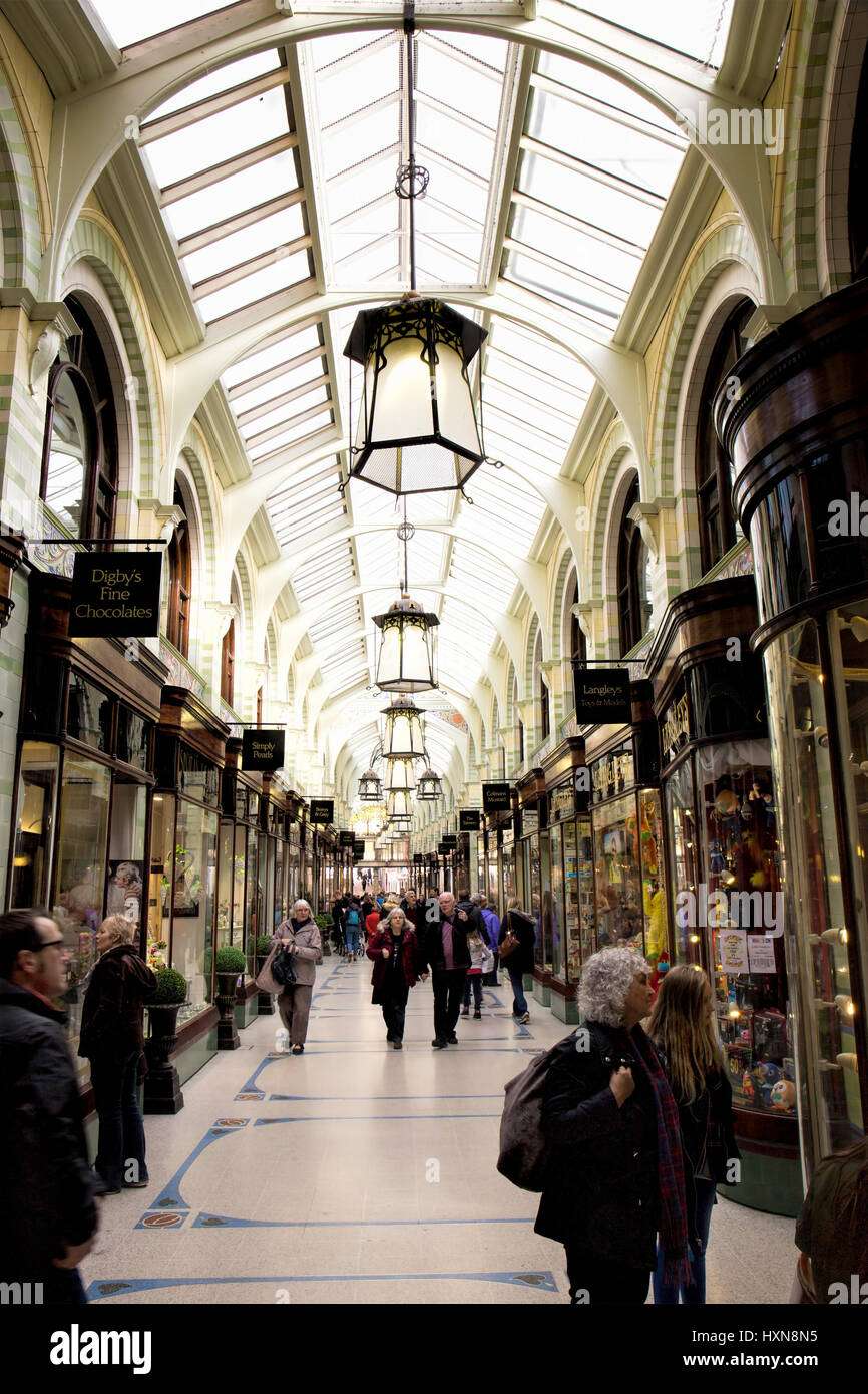 Royal Arcade Norwich UK Stock Photo