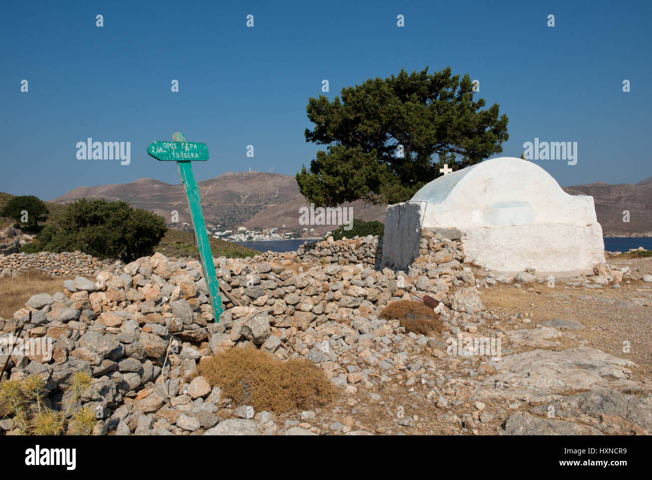 Tilos island, Dodekanes, Griechenland Stock Photo