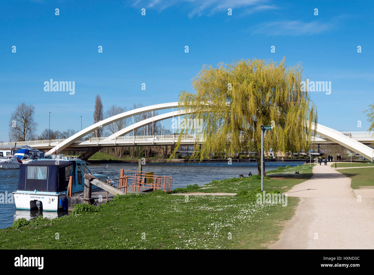 Walton Road Bridge, WaltononThames, Surrey, England, United Kingdom
