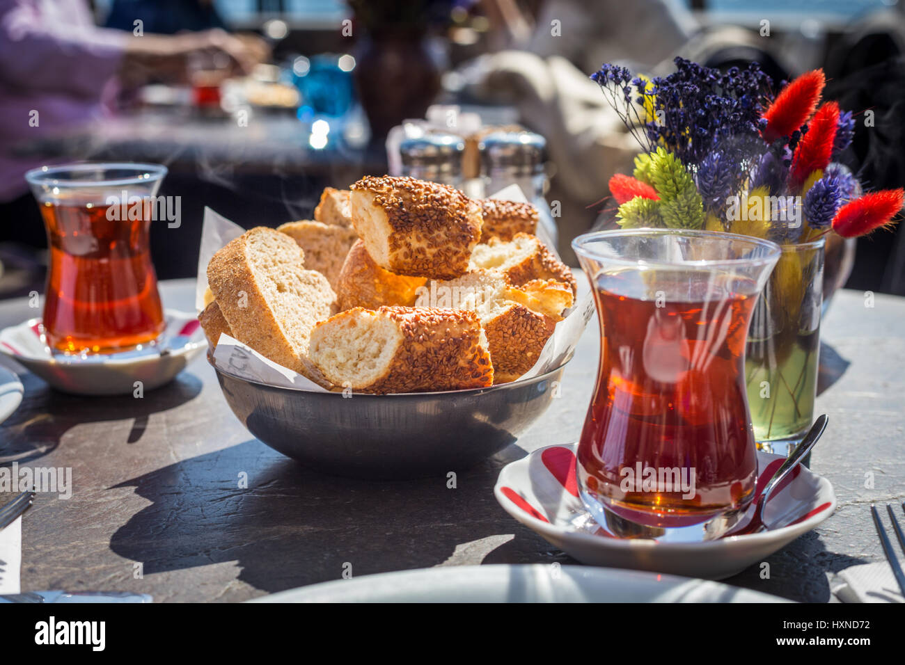 Traditional turkish simit hi-res stock photography and images - Alamy