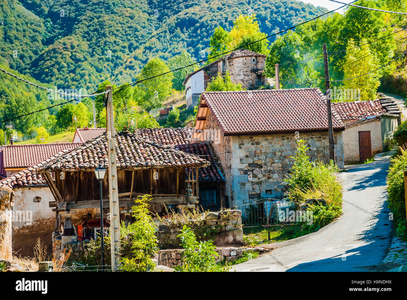 Saliencia, Somiedo, Principality of Asturias, Spain, Europe Stock Photo