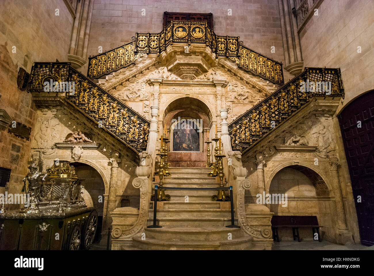 Castile Renaissance The Renaissance Golden staircase by Diego de Siloé. Cathedral of Saint ...