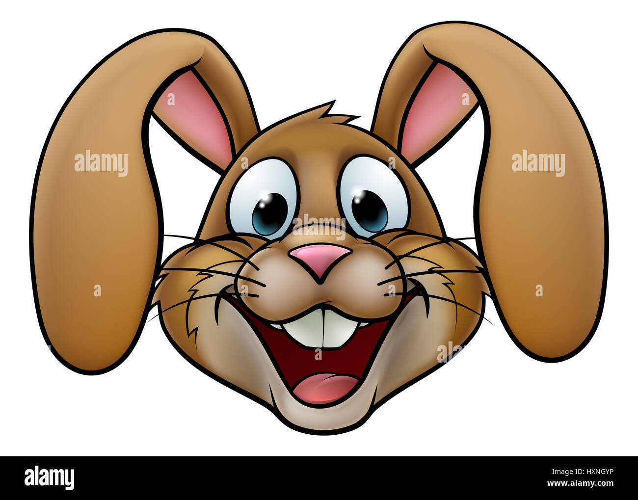 Cartoon rabbit face hi-res stock photography and images - Alamy