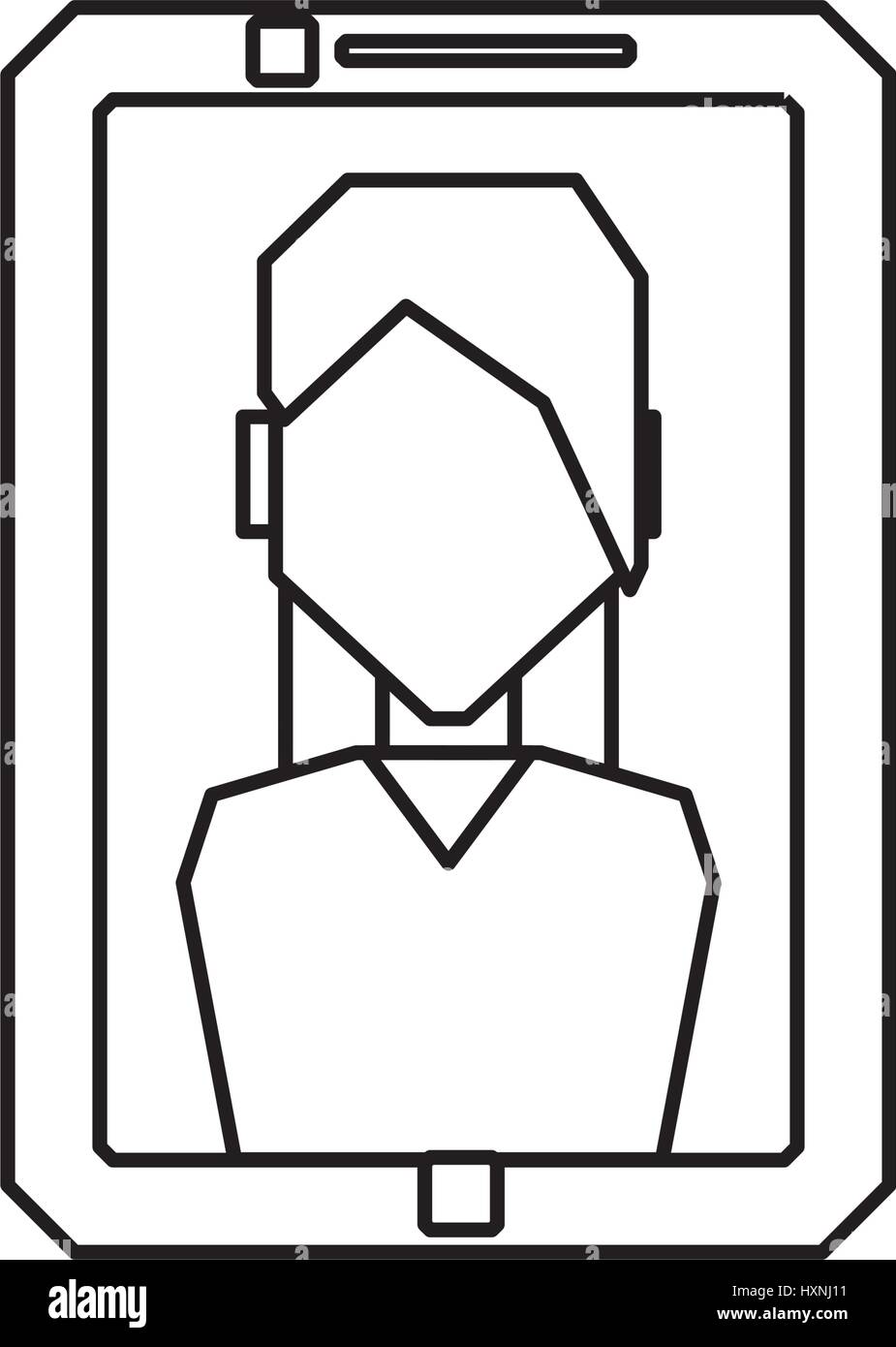 People faceless shapes and business isometric icons Stock Vector Image ...