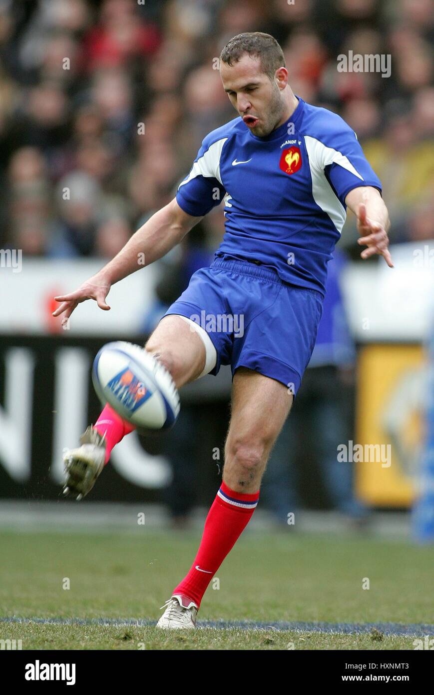 FREDERIC MICHALAK FRANCE & TOULOUSE RU STADE FRANCE PARIS 11 February 2006 Stock Photo