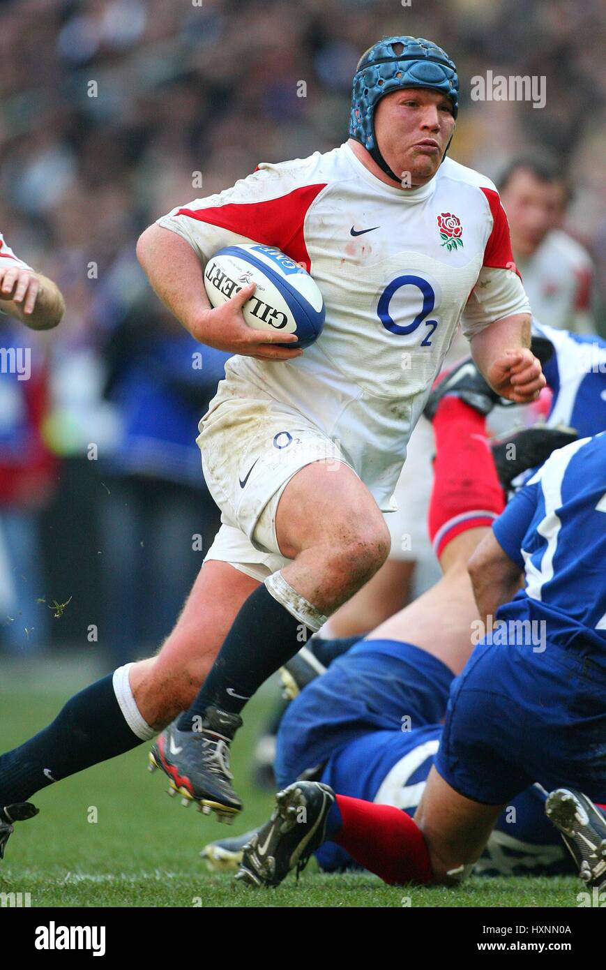 MATT STEVENS ENGLAND & BATH RU STADE FRANCE PARIS 12 March 2006 Stock Photo