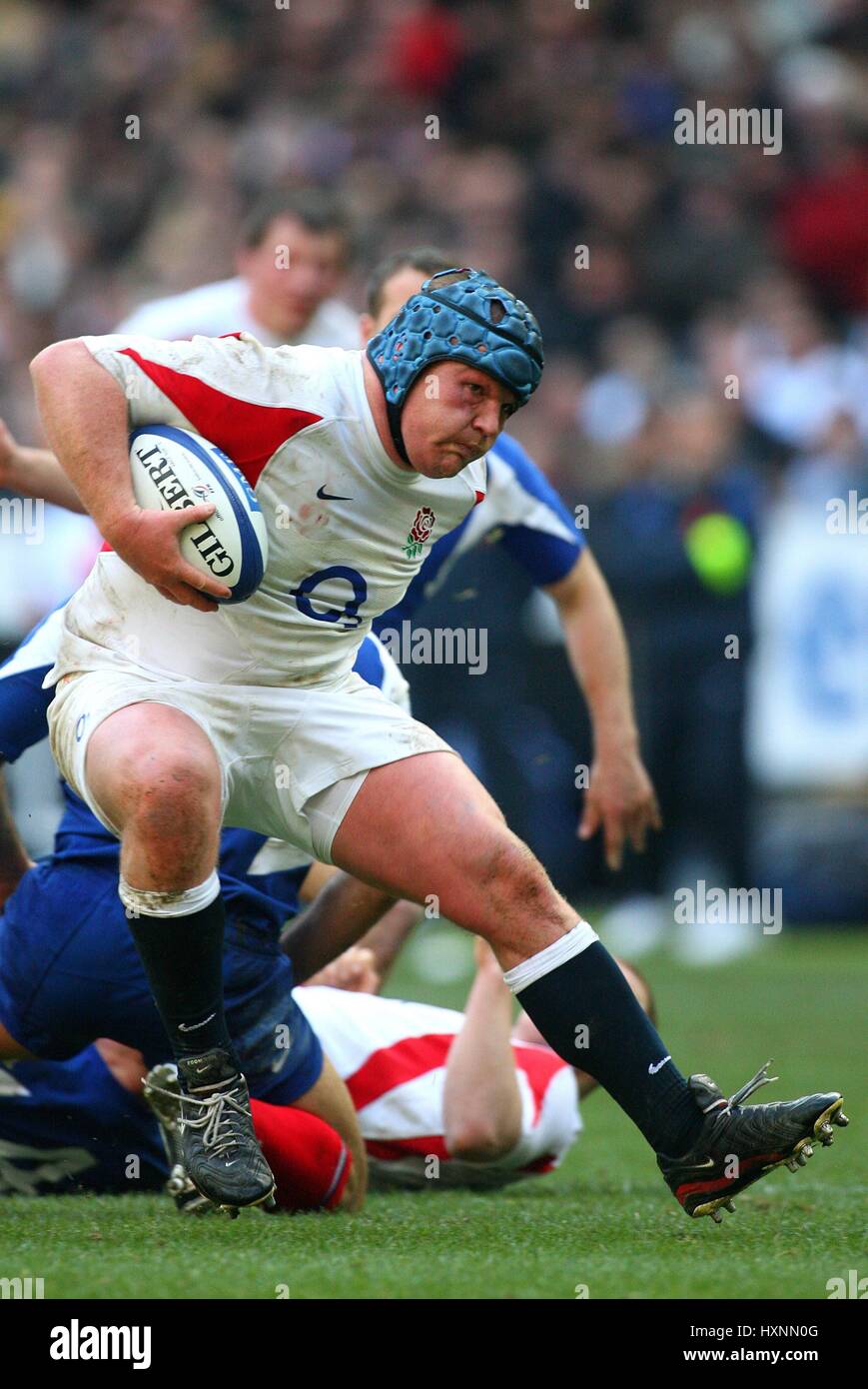 MATT STEVENS ENGLAND & BATH RU STADE FRANCE PARIS 12 March 2006 Stock Photo