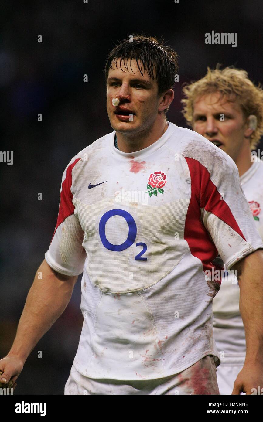 MARTIN CORRY ENGLAND & LEICESTER TIGERS RU TWICKENHAM MIDDLESEX ENGLAND