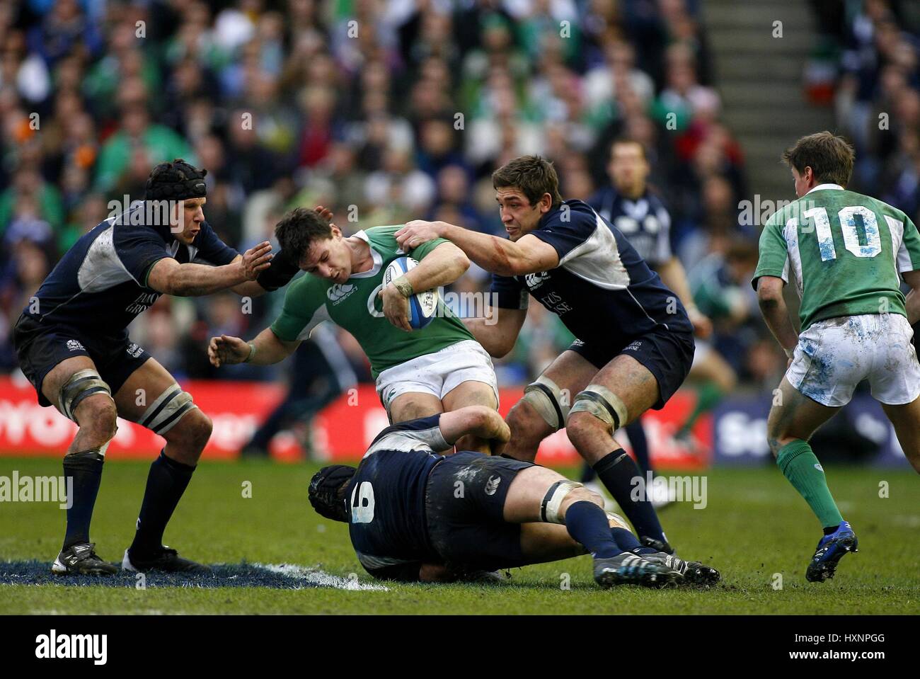 WALLACE HINES CHRIS CUSITER SCOTLAND V IRELAND MURRAYFIELD EDINBURGH