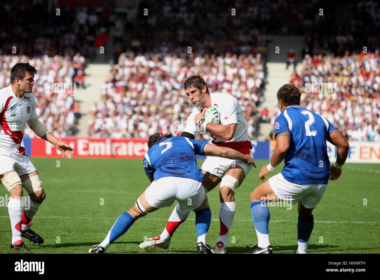 SIMON SHAW & KANE THOMPSON ENGLAND V SAMOA STADE DE LA BEAUJOIRE NANTES ...
