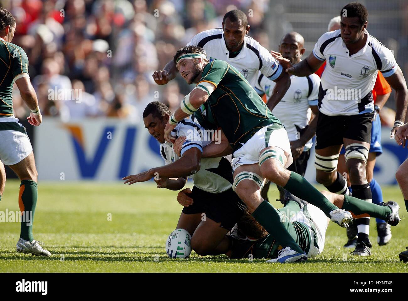 SEREMAIA BAI & DANIE ROSSOUW SOUTH AFRICA V FIJI STADE VELODROME