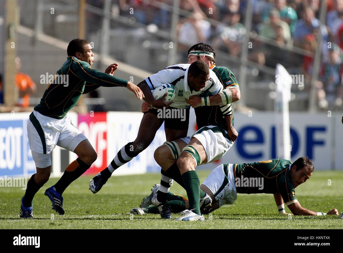 KELE LEAWERE & DANIE ROSSOUW SOUTH AFRICA V FIJI STADE VELODROME