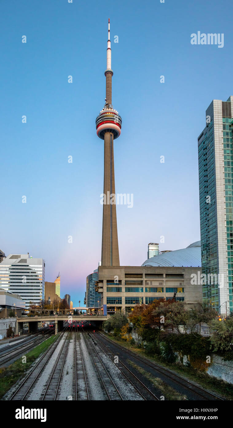 CN Tower - Toronto, Ontario, Canada Stock Photo