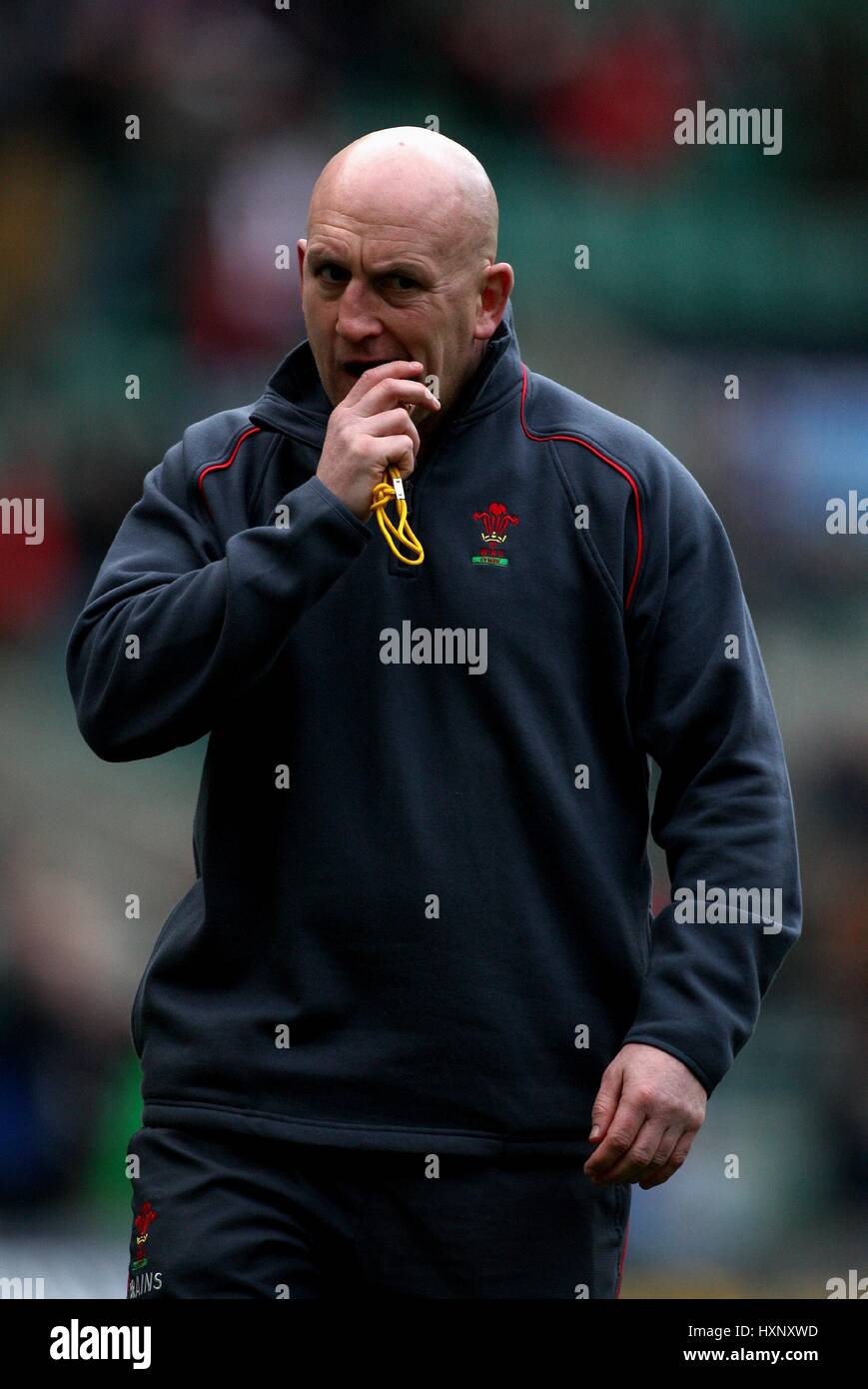 SHAUN EDWARDS WALES RU DEFENCE COACH TWICKENHAM LONDON ENGLAND 02