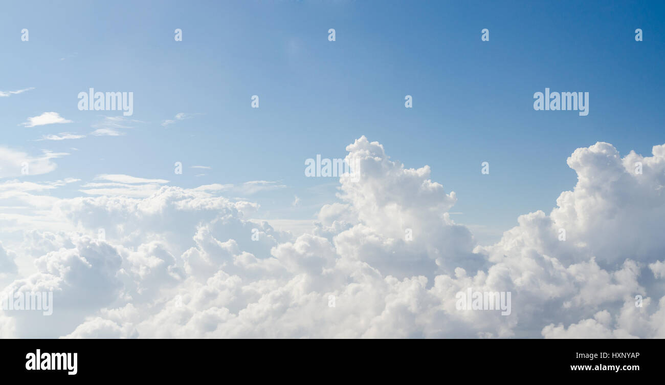 Big white cloud and blue sky Stock Photo - Alamy