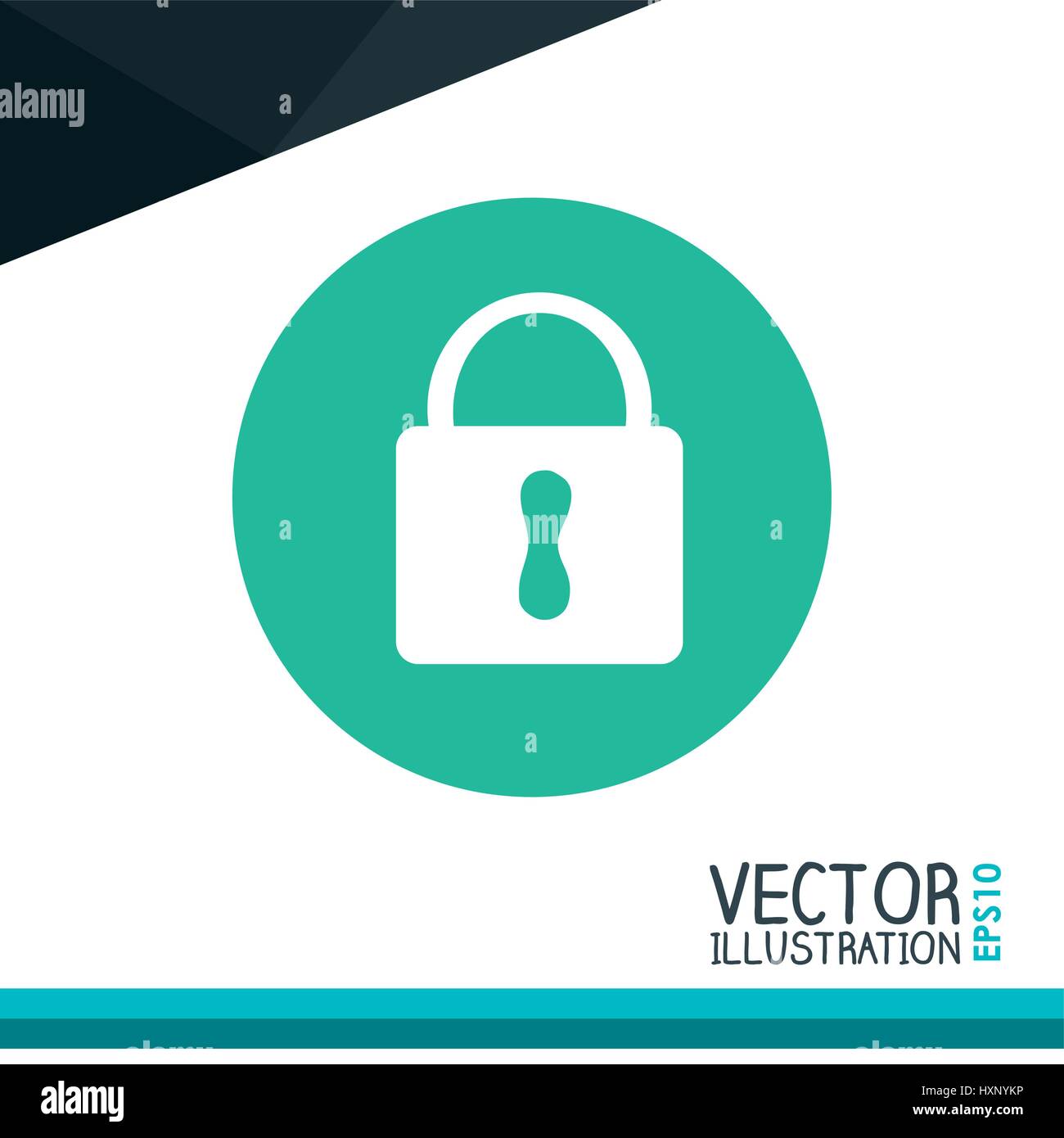 Padlock icon design Stock Vector Image & Art - Alamy