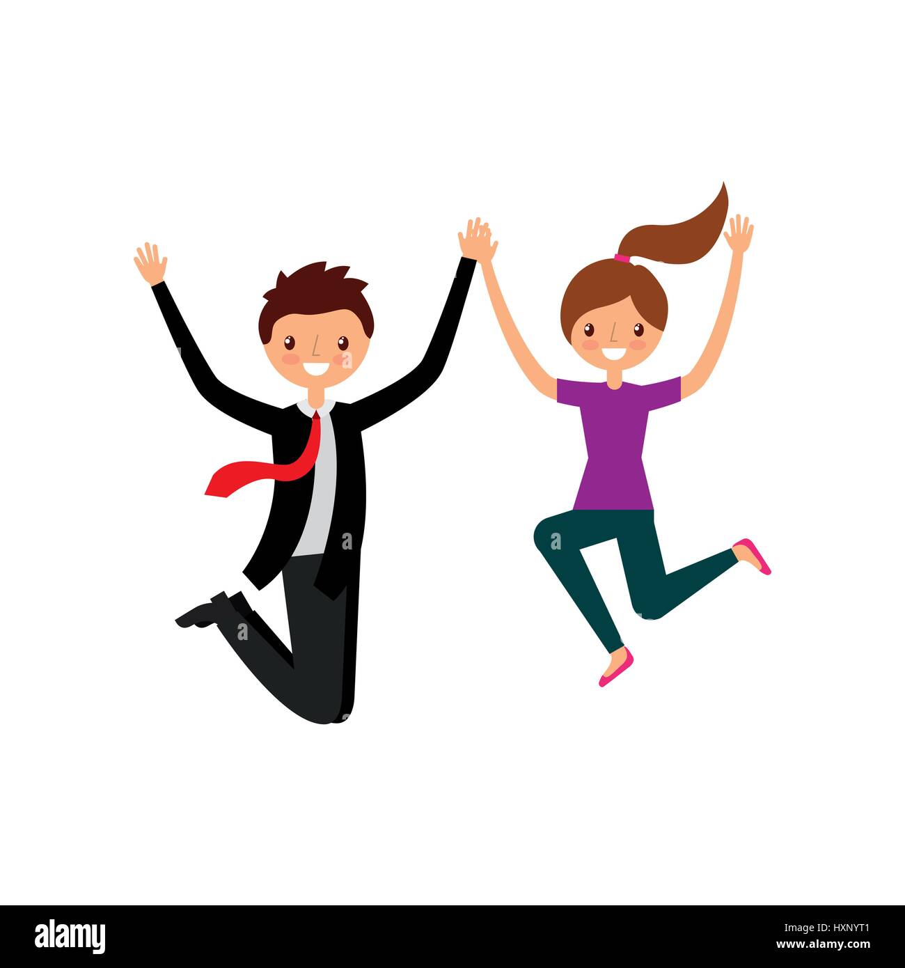people having fun design Stock Vector Image & Art - Alamy