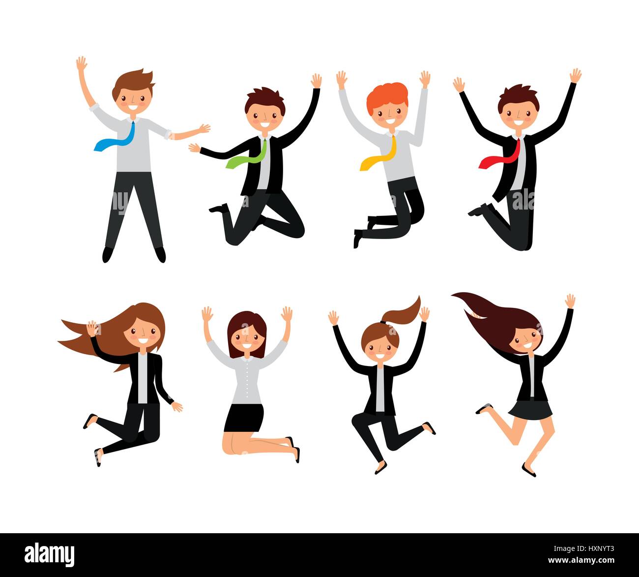 people having fun design Stock Vector Image & Art - Alamy