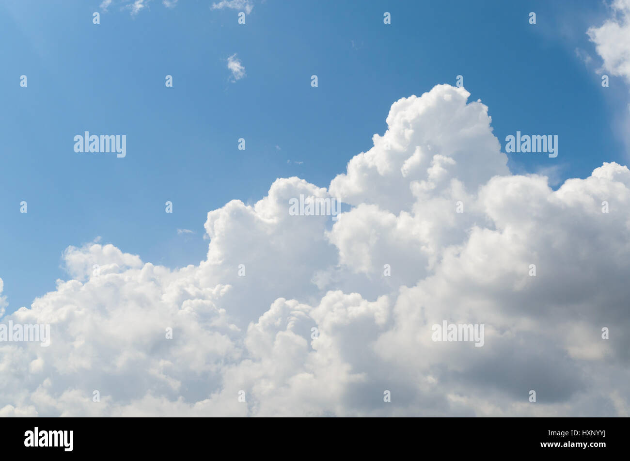Big white cloud and blue sky Stock Photo - Alamy