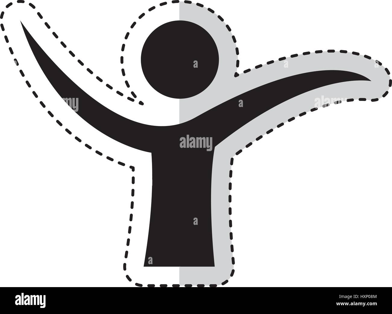man silhouette isolated icon Stock Vector Image & Art - Alamy