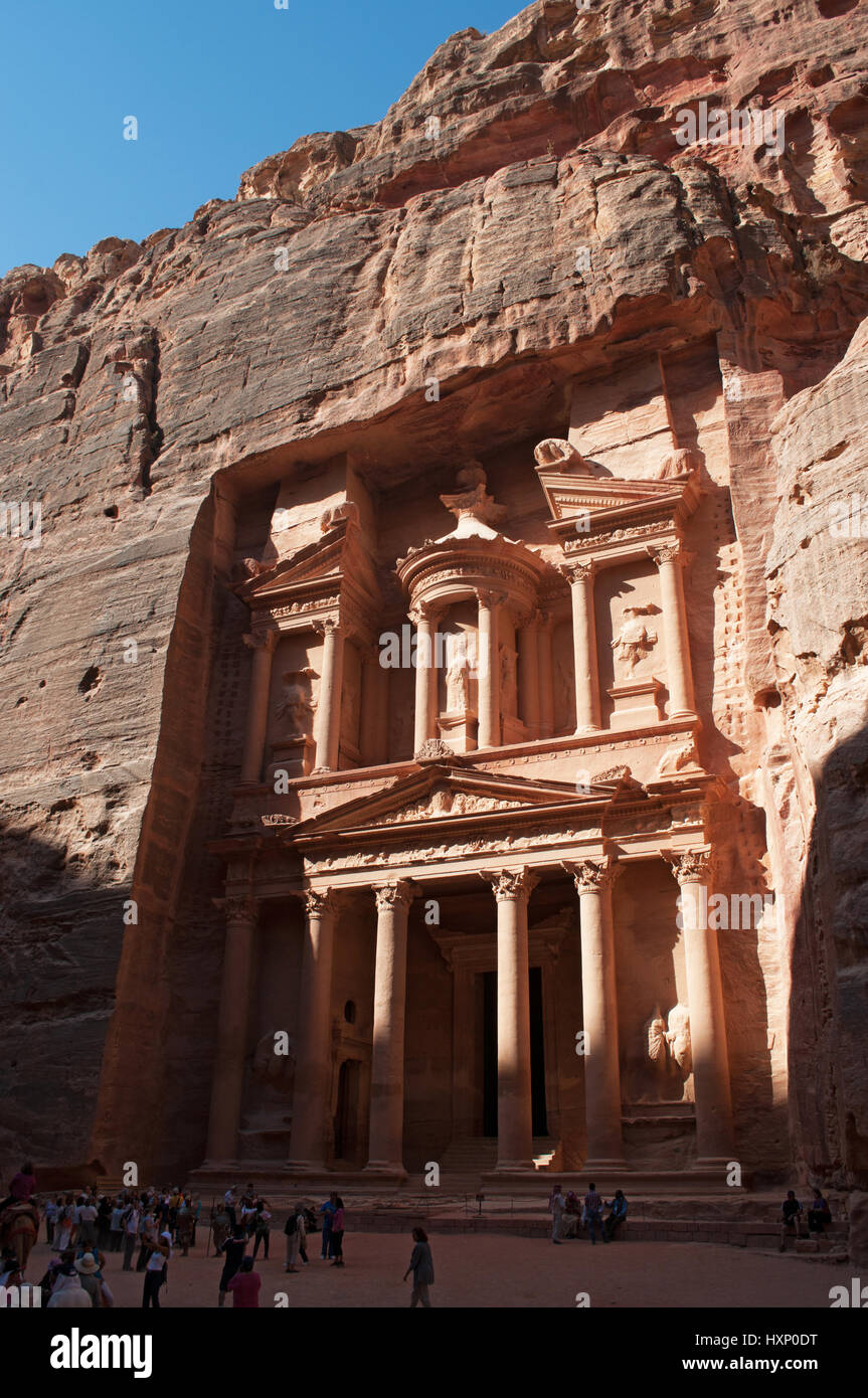 Jordan: the facade of Al-Khazneh, The 