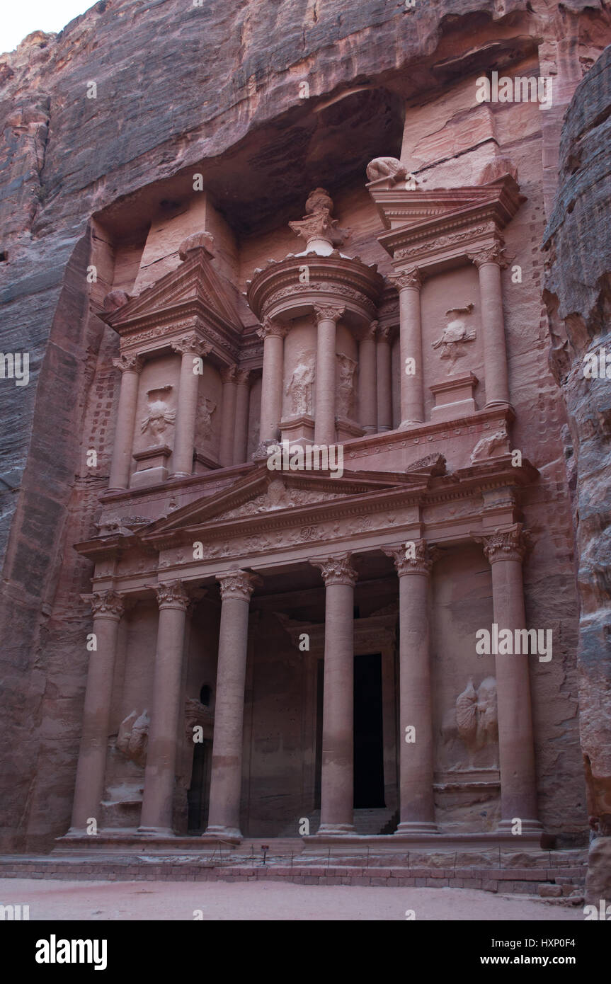 Jordan: the facade of Al-Khazneh, The 