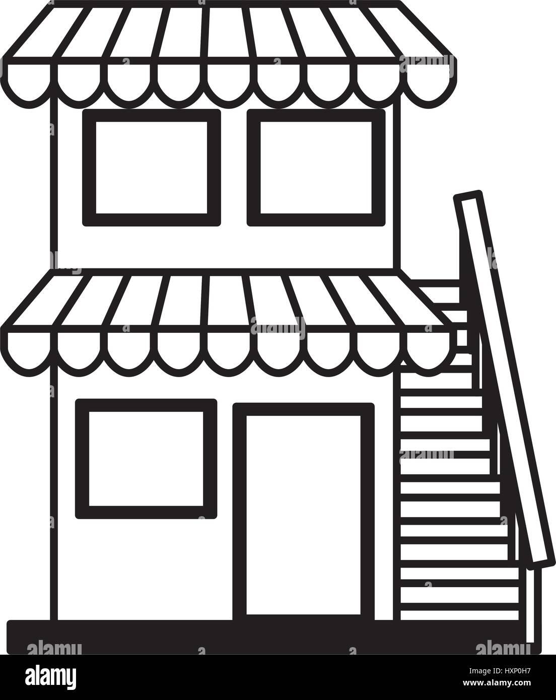 store building front isolated icon Stock Vector Image & Art - Alamy