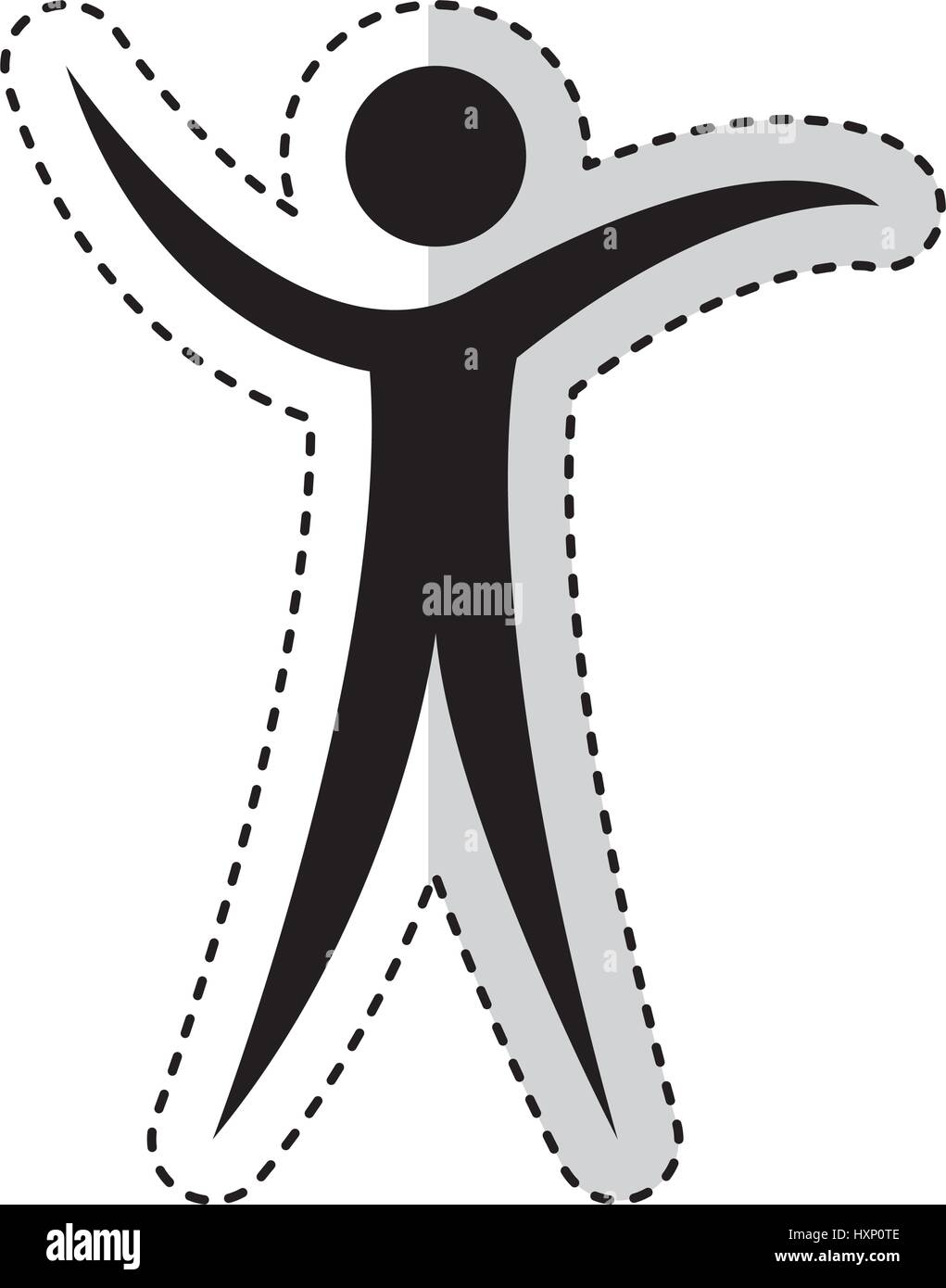 man silhouette isolated icon Stock Vector Image & Art - Alamy