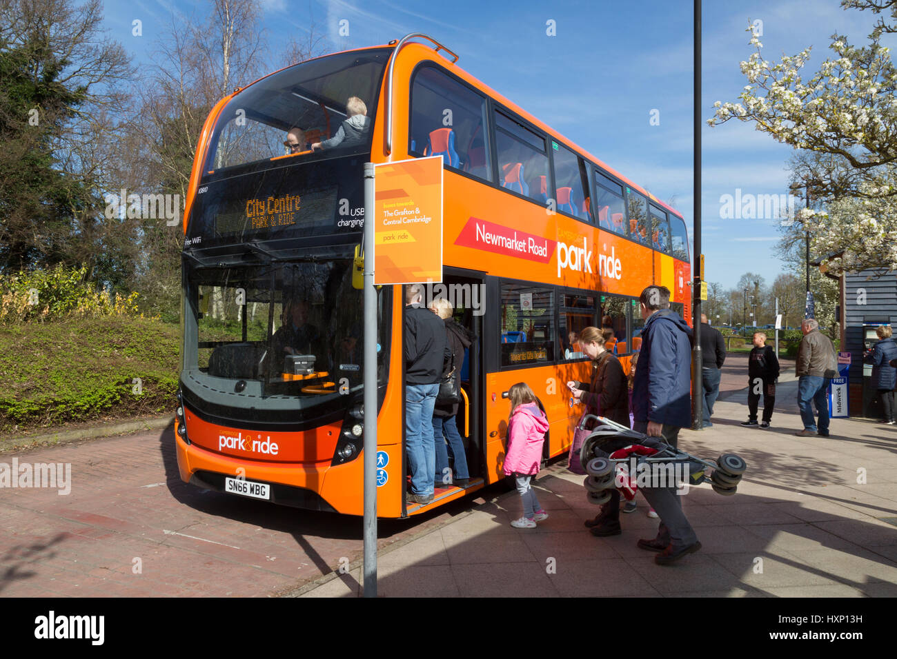 Cambridge newmarket park and ride hires stock photography and images