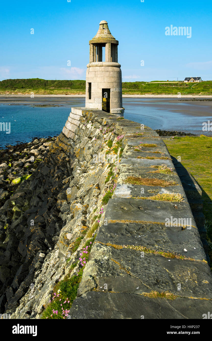 The bell tower at the end of the causeway at Port Logan, Dumfries and