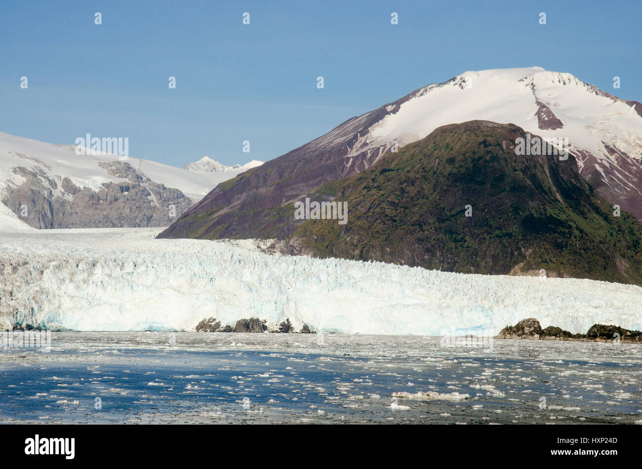 Chile - Amalia Glacier On The Edge Of The Sarmiento Channel - Skua Glacier - Bernardo O'Higgins National Park Stock Photo