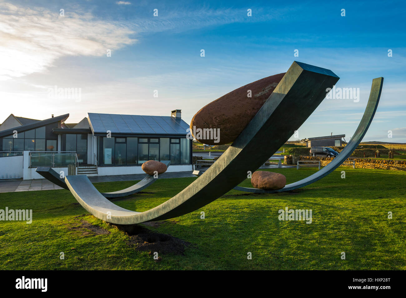 'Nomadic Boulders', a sculpture by Matthew Dalziel and Louise Scullion