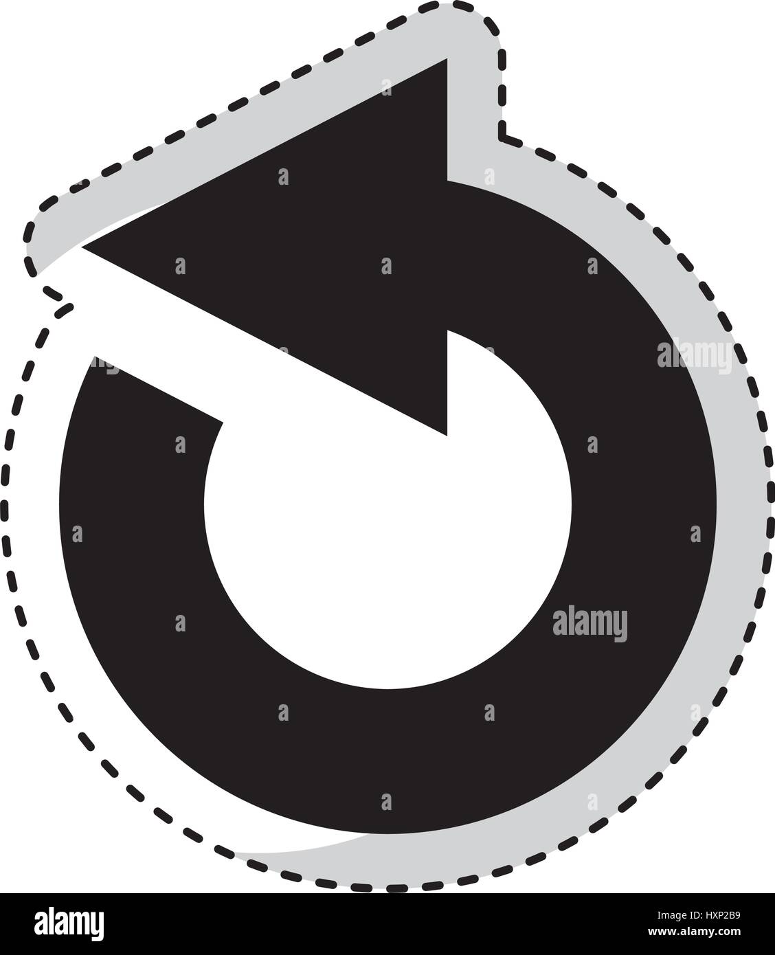 reload arrow isolated icon Stock Vector Image & Art - Alamy