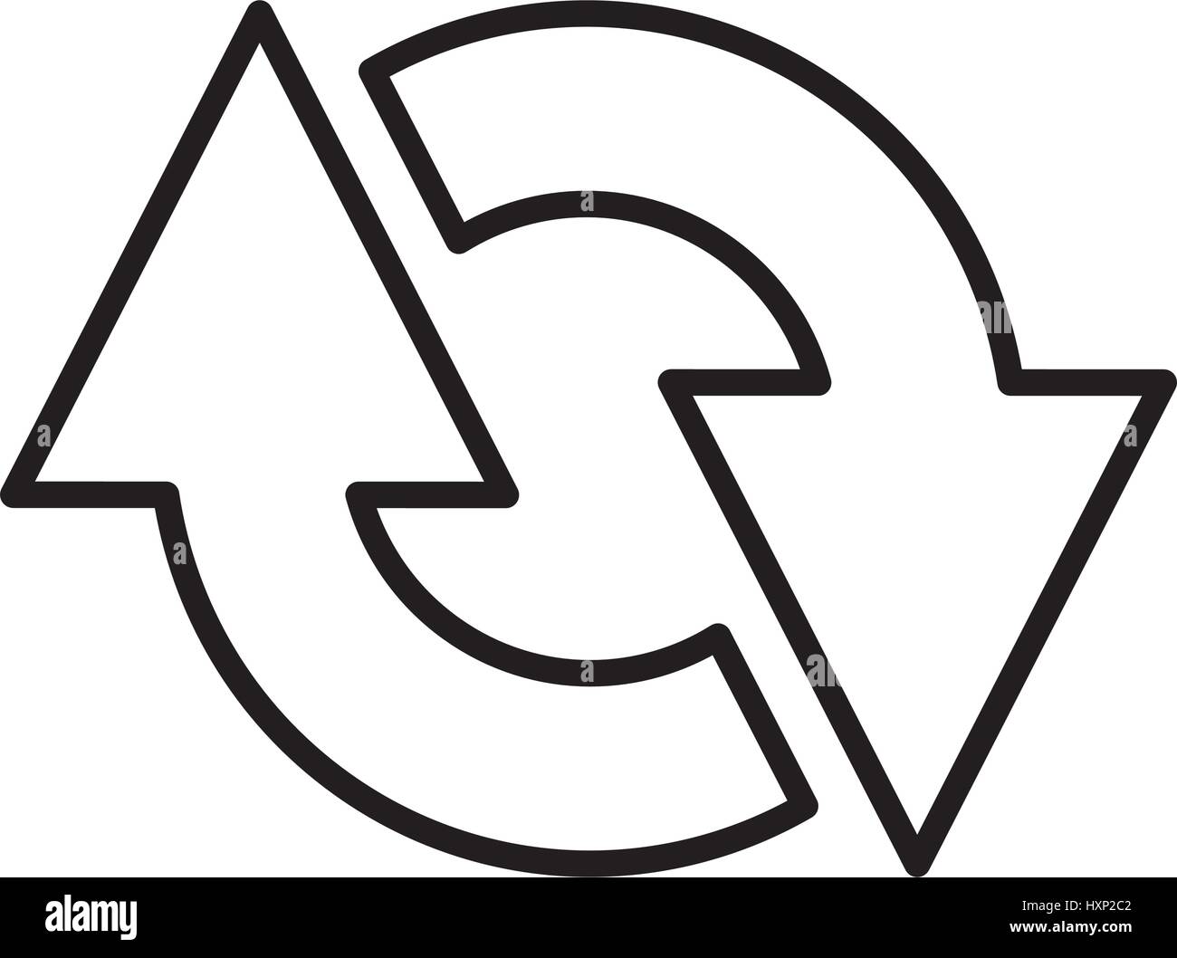 reload arrow isolated icon Stock Vector Image & Art - Alamy