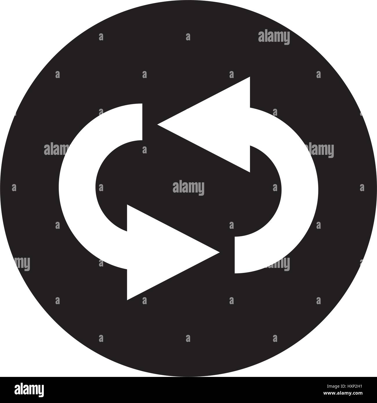 reload arrow isolated icon Stock Vector Image & Art - Alamy