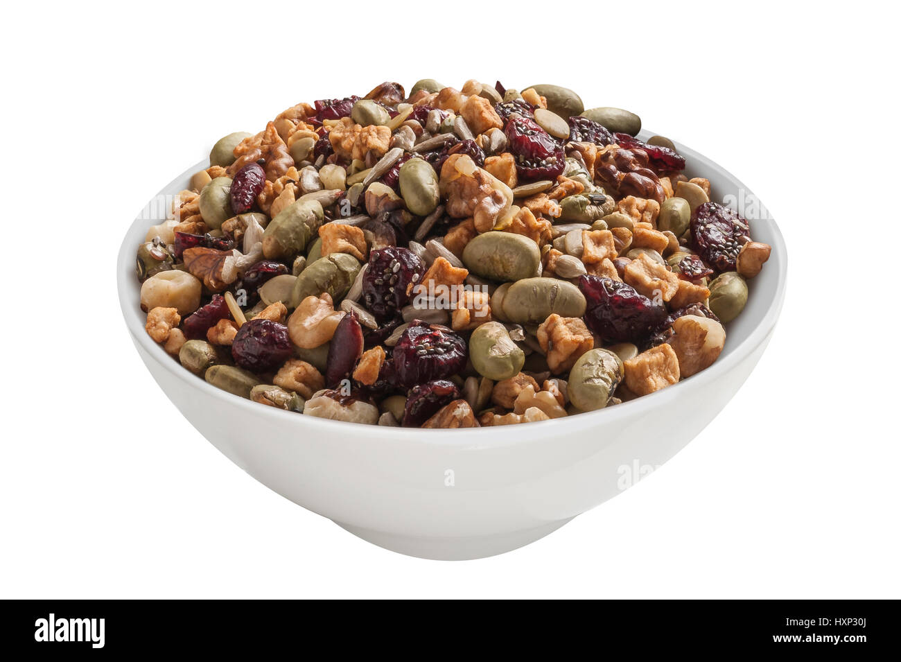 Trail Mix Nuts & Fruit Stock Photo