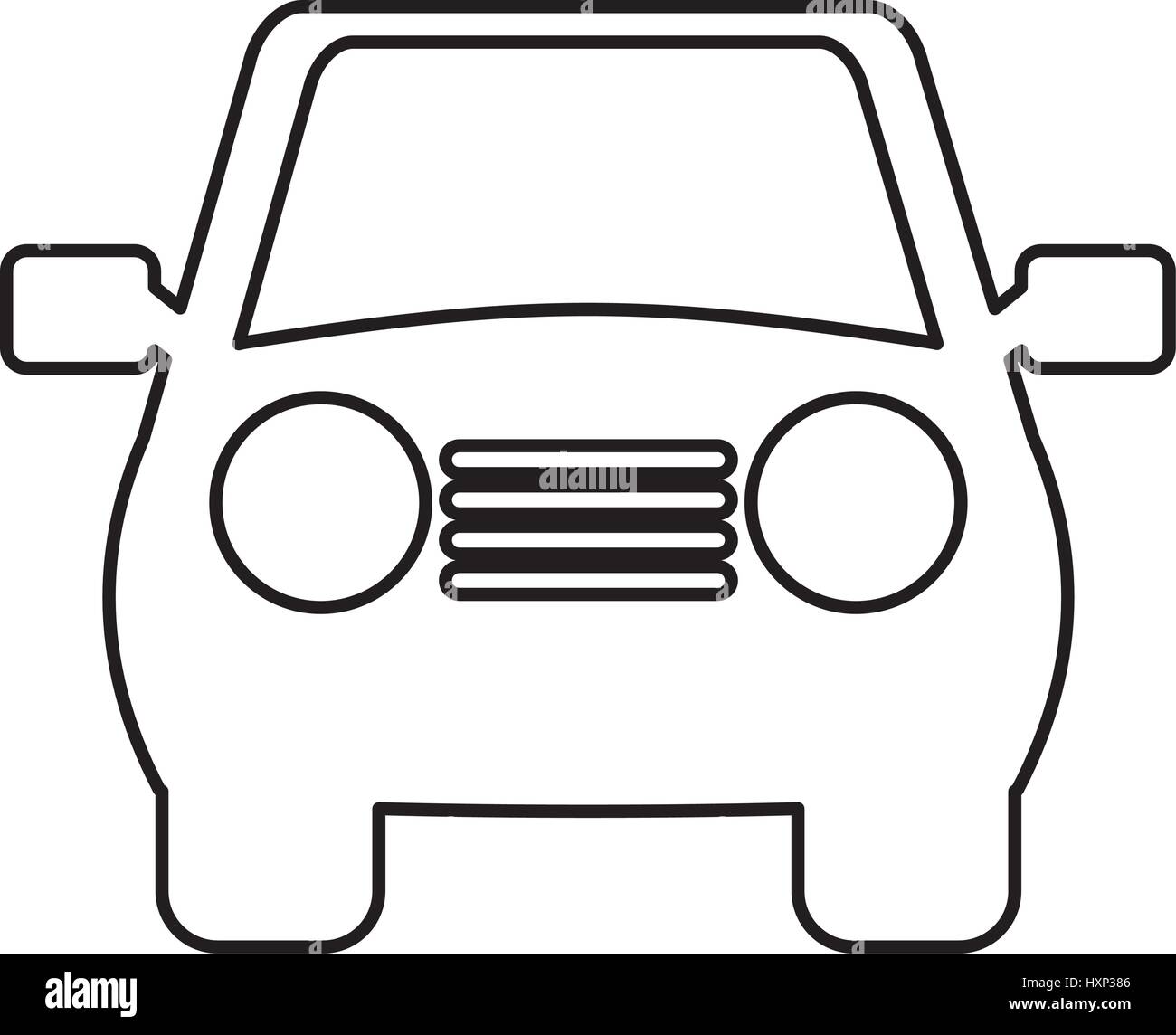 car vehicle isolated icon Stock Vector Image & Art - Alamy